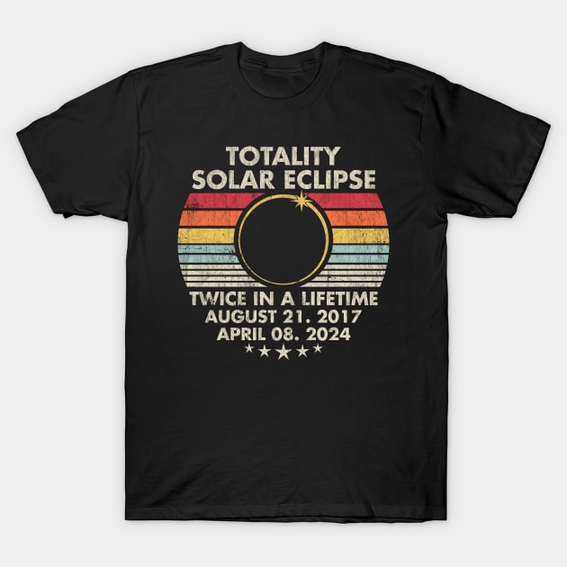 Total Solar Eclipse Twice In A Lifetime T-Shirt by artbycoan